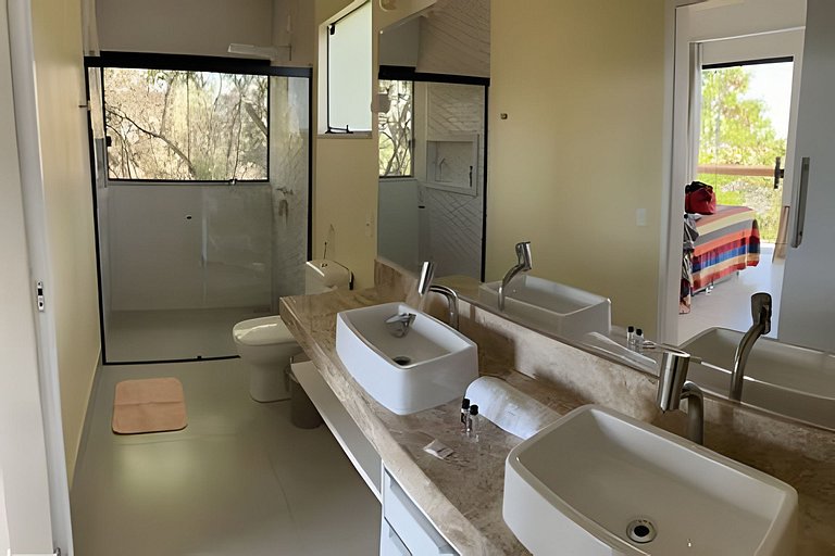 Vista que seduz: lareira, hidro e BalanCéu