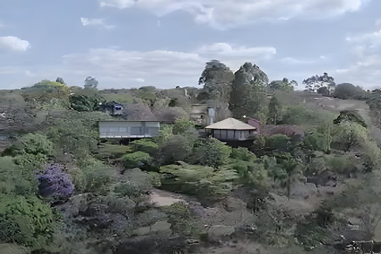 Vista que seduz: lareira, hidro e BalanCéu